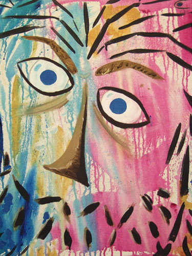 Acryl Bild "Wahn!!Sinn???" / / /  > zur&uuml;ck >