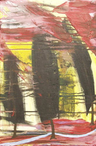 Acryl Bild "Drei Freunde" / / / > zur&uuml;ck >